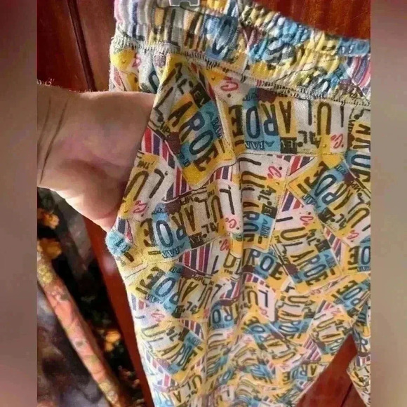 Lularoe 2X license plate Jax joggers NWT. Elastic bottom , drawstring & pockets. - Picture 3 of 12